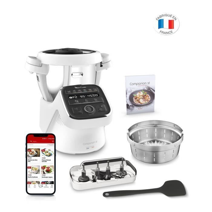 Robot Cuiseur Multifonction - MOULINEX - Companion XL - 12