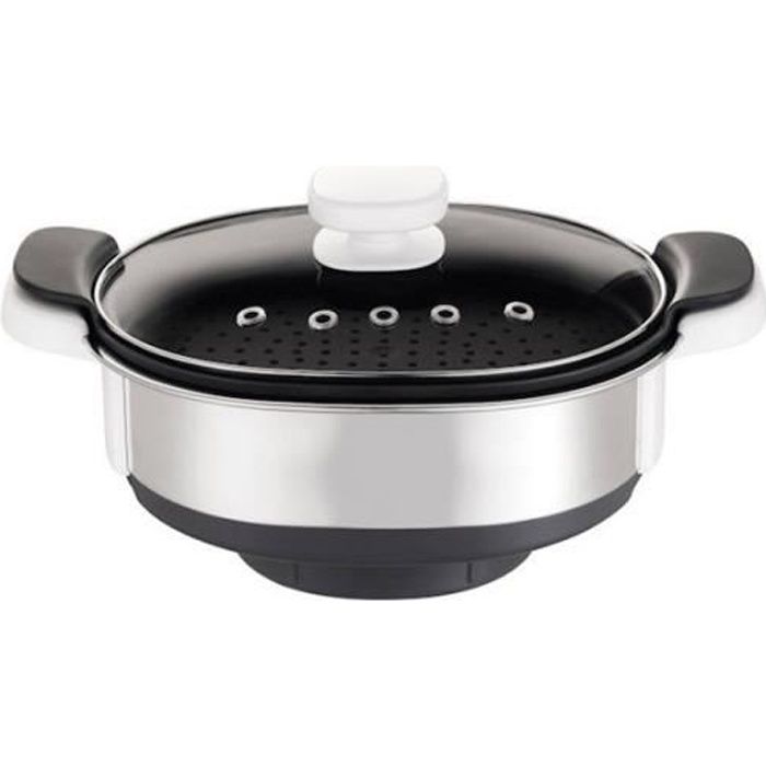 Bol vapeur - MOULINEX - XF384B10 - Couvercle - Couleur