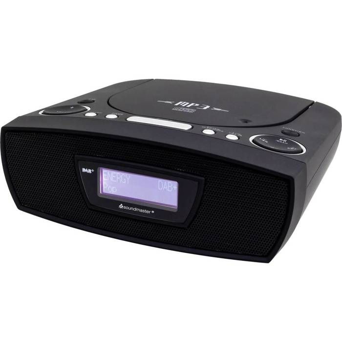 Radio-réveil Soundmaster URD480SW - Lecteur CD/MP3 - Radio numérique DAB/DAB+/FM