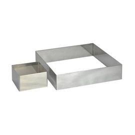 CERCLE CARRE INOX F 17 HT 4.5CM - 24CM