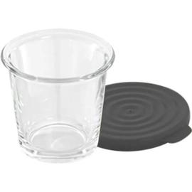 MOULINEX Lot de 6 verrines en verre avec couvercle en