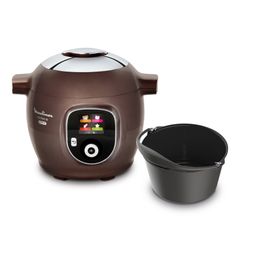 Moulinex Cookeo + Gourmet CE852900 brun glacé 150 recettes