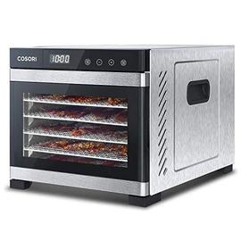 Cosori Déshydrateur Alimentaire Avec 6 Plateaux Inox, Déshydrateur 650w,Minuteur 48h,35