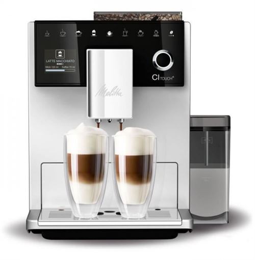 Machine a Cafe avec broyeur MELITTA CI Touch F630101 Argent