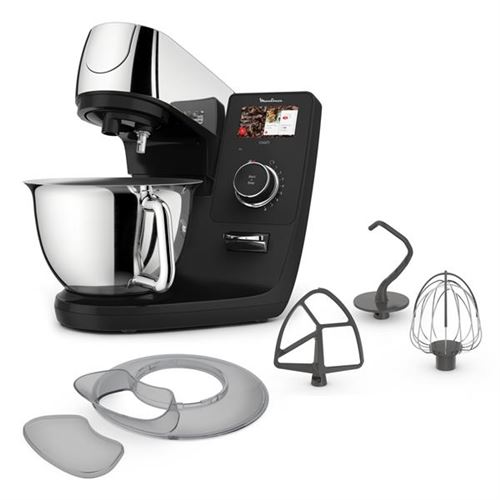 Robot pâtissier 5.5l 1200w noir/silver Moulinex QA950D10