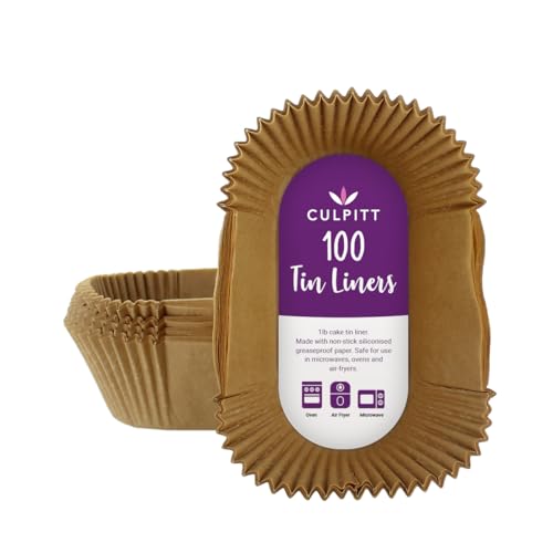 Culpitt Lot de 100 moules à pain de 0,5 kg,