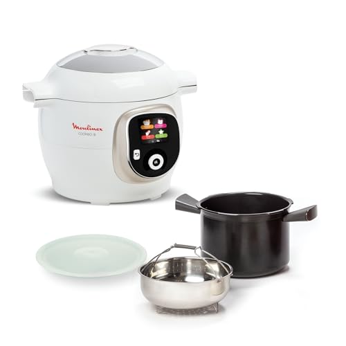 Moulinex, Cookeo Multicuiseur intelligent 6L, 150 recettes intégrées, Cuisson sans