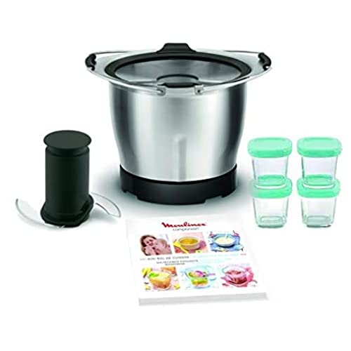 Moulinex Mini Bol + 4 Pots en verre Bébé pour