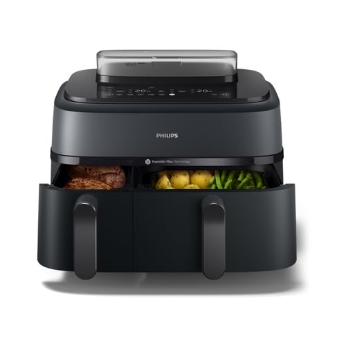 Philips Airfryer Série 5000 double panier avec cuisson vapeur -