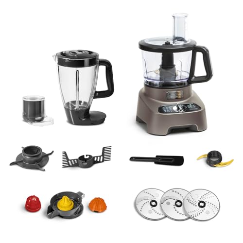 Moulinex Double Force Robot multifonction + 10 accessoires, 1000 W,