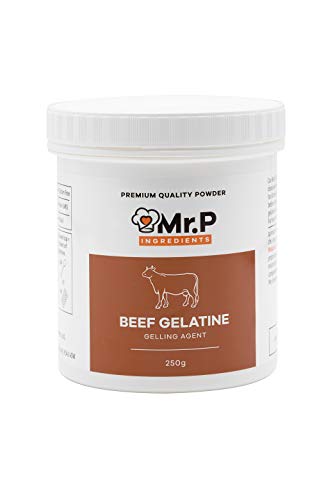 Mr.P Ingredients Gélatine Bovine 250g Poudre 250 Bloom Gèlifiant Idéal