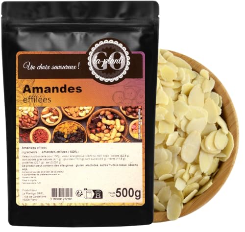 Amandes effilées 500 g- LA PLANTIGO