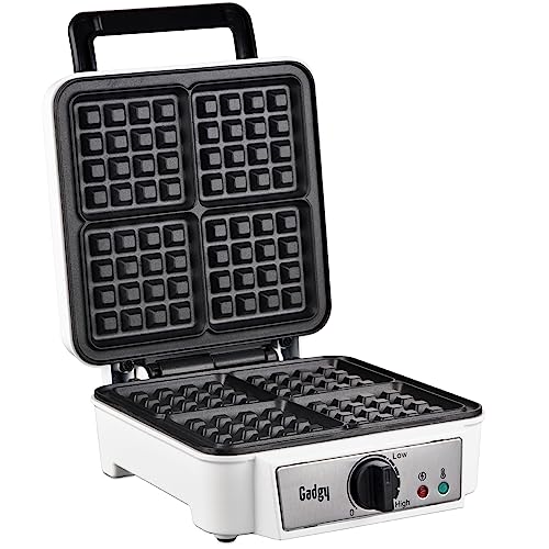 Gadgy Gaufrier Professionnel 1200W – Appareil à Gaufres pour 2