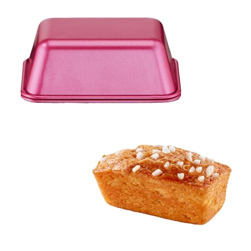 Tefal Creabake 2 moules à cakes longs 12,5x6,5 cm, Revêtement