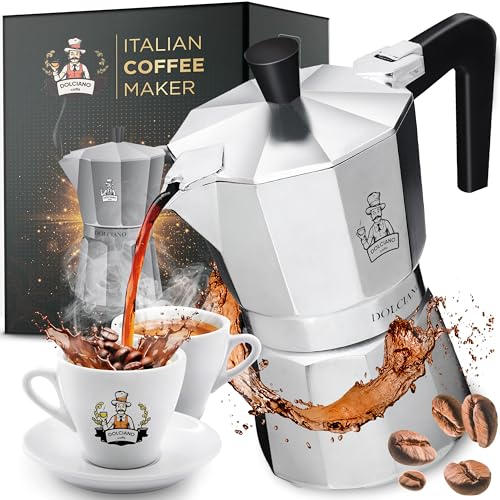 Dolciano® | Cafetière Italienne 6 Tasses | Moka Traditionnelle en