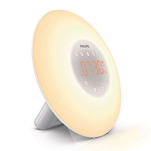 Alarme Philips Éveil Lumière HF3505/01 Horloge avec Sunrise simulation -