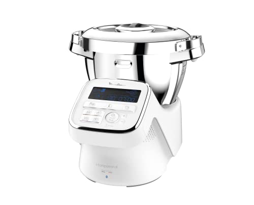 Moulinex Robot cuiseur connecté, 14 modes, Mode manuel, 4,5L, Recettes