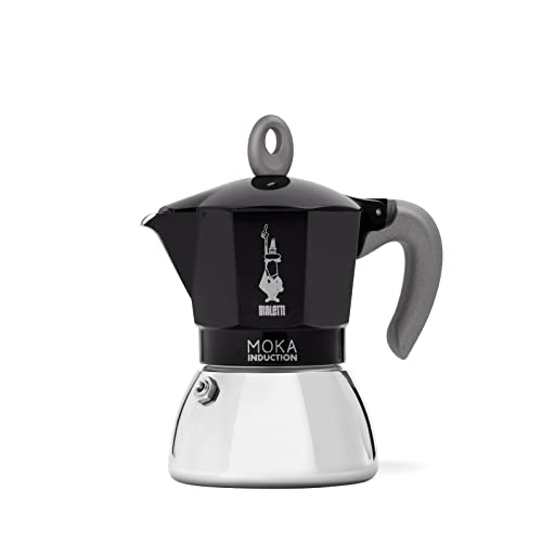 Bialetti - Moka Induction, Cafetière Moka, Convient à Tous Les