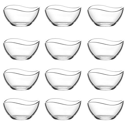 LAV Vira Lot de 12 bols en verre 215 ml