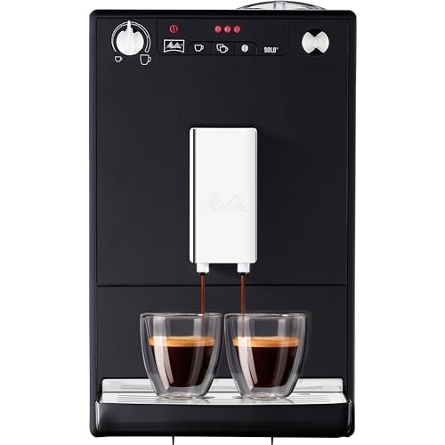 Melitta Solo Noire, Machine à Café à Grains avec Broyeur