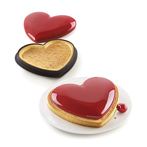 silikomart | Kit Tarte Mon Amour, Set de gâteaux en