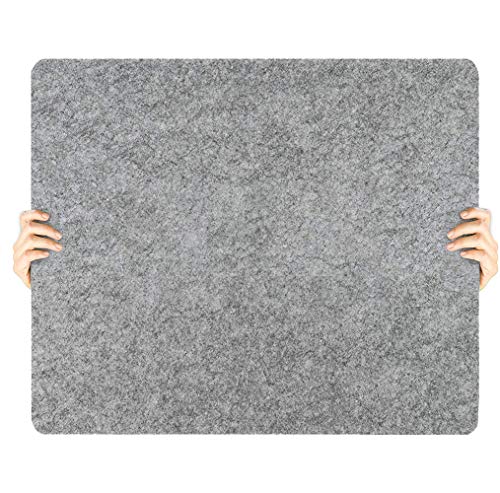 MEEQIAO Planche à Repasser en Feutre de Laine 30.5×46CM, Tapis