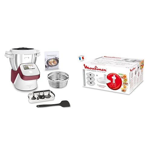 Moulinex I-Companion Touch XL Robot Cuiseur Multifonction, 1550 W, 14