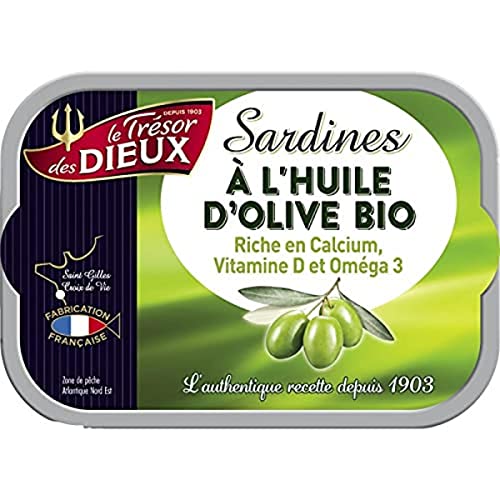 Le Tresor Des Dieux Sardines à l'huile d'olive bio -