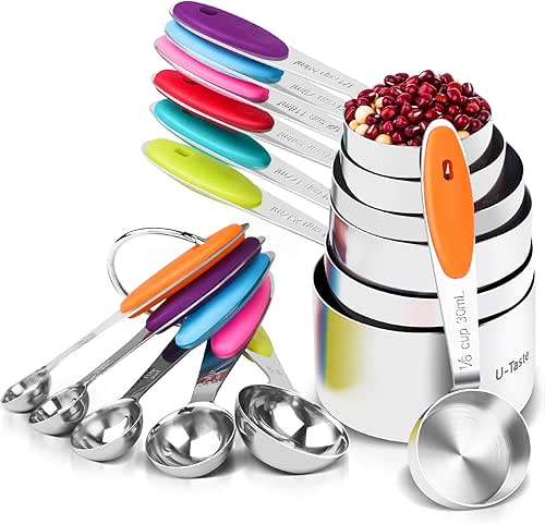 Cuillères et Tasses à Mesurer: U-Taste Ensemble de Tasses et