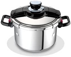 Cocotte Clipso Compact 8L - 2 pgm de Cuisson -