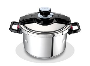 Cocotte Clipso Compact 8L - 2 pgm de Cuisson -