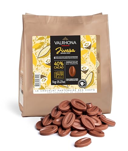 Valrhona - Fèves chocolat lait Valrhona jivara 1kg