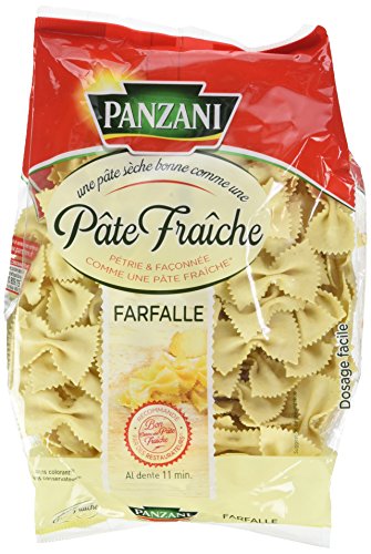 Panzani Pâtes Qualité Pâte Fraîche Farfalle 400 g - Lot