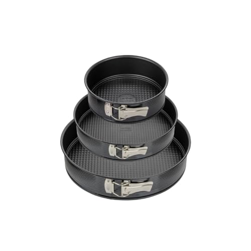 Zenker 9923450 Lot de 3 moules à charnière ronds, moule