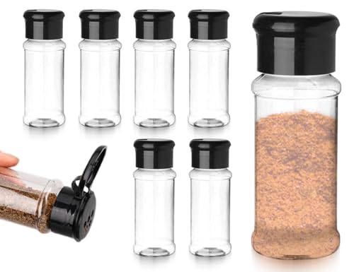 Emezddo Lot de 6 pots à épices en plastique,pots à