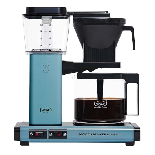 Moccamaster KBG Select, Cafetiere, Cafetières Filtres, Blue Pastel, 1.25 Litre