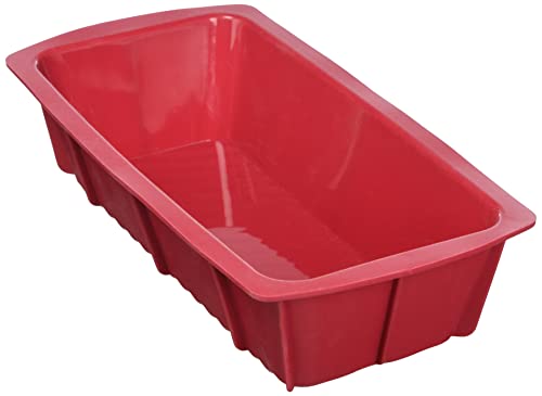 CREALYS 513004 Moule à Cake en Silicone Candy Rouge 25