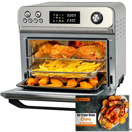 HYSapientia® Friteuse sans Huile 24L electrique mini four,Fonction friteuse à