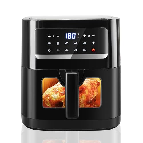 Air Fryer Avec Fenêtre Visible, Emphsism Friteuse Sans Huile 7L