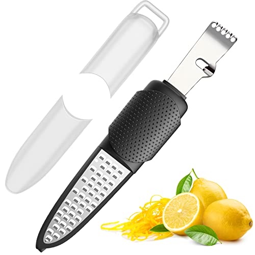 Pisol Râpe et zesteur d'agrumes citron orange, râpe à fromage
