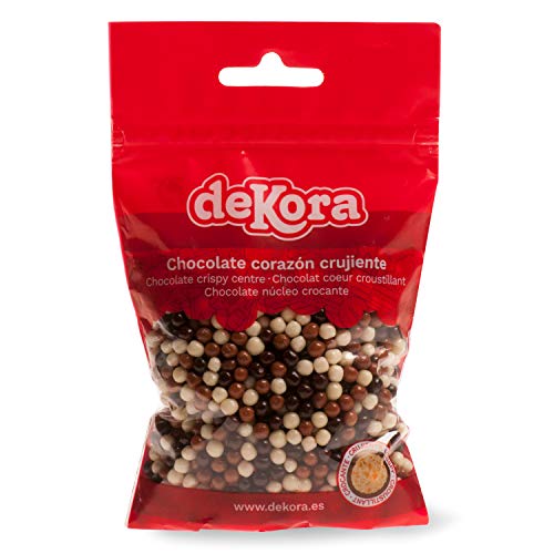 Dekora - Blister Mini Boules Croustillantes au Chocolat pour Décoration