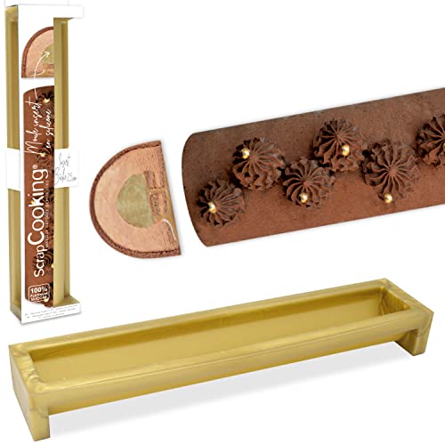 ScrapCooking - Moule Silicone Insert - Gouttière Bûche 25 cm