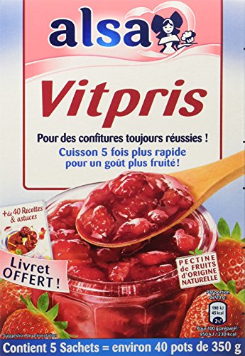 Alsa Gélifiant Confiture Vitpris 5 Sachets 188 g