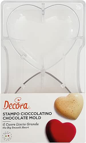 DECORA, 0050077 Moule à chocolat en forme de cœur en