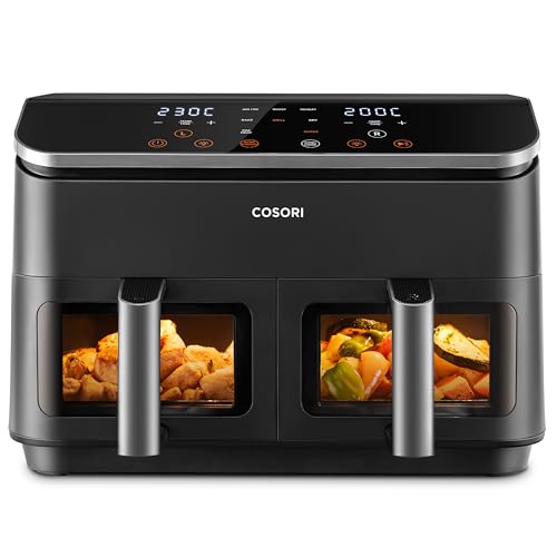 COSORI Air Fryer 2 Compartiments 8.5L,Dual Friteuse Sans huile,55 Pourcent