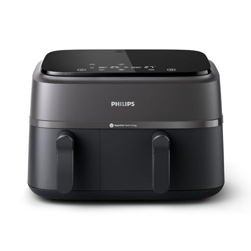 Philips Dual Basket Airfryer série 3000, 9 litres, 2 tiroirs,