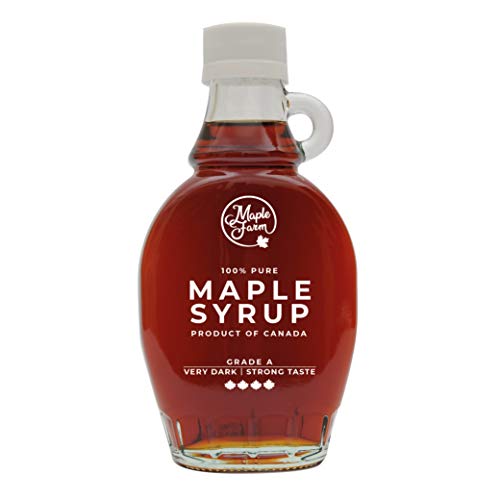 MapleFarm - Sirop d'érable canadien pur Grade A, Très foncé,