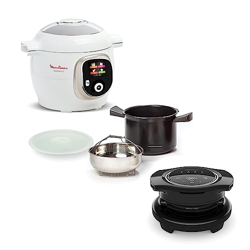 Moulinex Cookeo Multicuiseur intelligent, 6 L,Haute pression,Ecran intuitif,Guide de cuisson