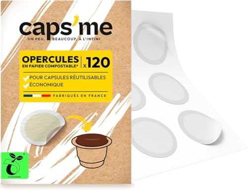 Caps Me - Made in France - 120 Opercules en