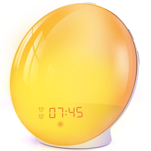WHTIAN Eveil Lumière Réveil lumineux réveil lumineux lever du soleil
